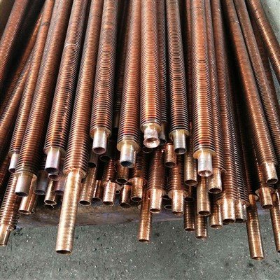 Umuringa Aluminium Finned Tube Ku Bihindura Ubushuhe TUV / CE Icemezo Hylita Brand Heater Ibice