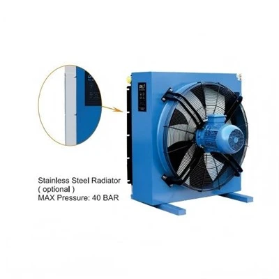 Amavuta y'amazi akonjesha umuyaga afise umuyaga Ac220v Dc24v igikoresho co guhindura ubushuhe n'umuyaga Amavuta y'amazi Radiator umuyaga Compresseur amavuta akonjesha